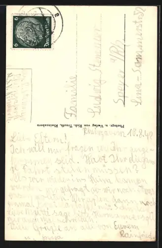 AK Rheinzabern, Partie in der Mühlgasse