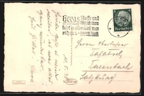 AK Gera, Gesamtansicht aus der Vogelschau