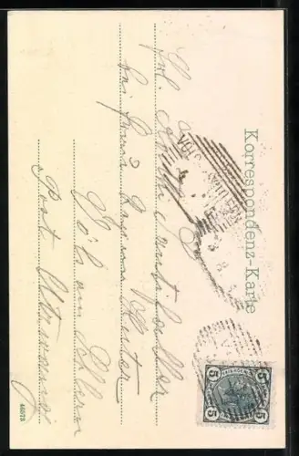 AK Vahrn, Tordurchfahrt mit Blick zur Kirche