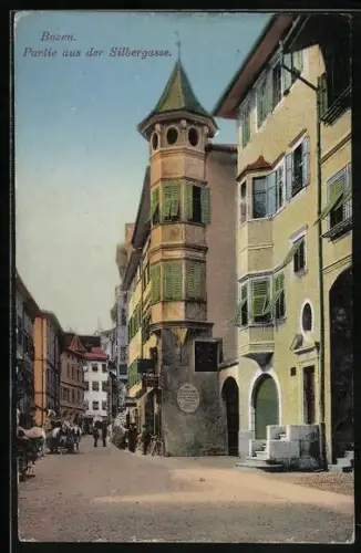 AK Bozen, Partie aus der Silbergasse