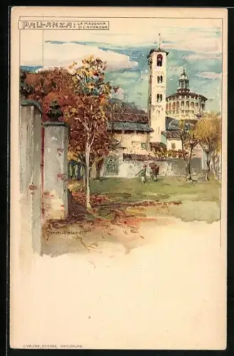 Künstler-AK Manuel Wielandt: Pallanza, La Madonna die Campagna