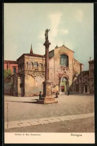 Künstler-AK Bologna, Chiesa di San Domenico