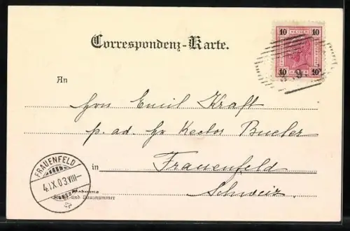 AK Schluderbach, Ortsansicht mit Croda Rossa