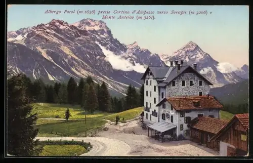 AK Cortina d'Ampezzo, Albergo Pocol, Sorapis, Monte Antelao