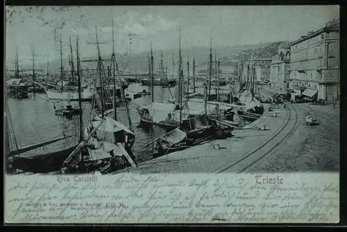 Mondschein-AK Trieste, Riva Carciotti