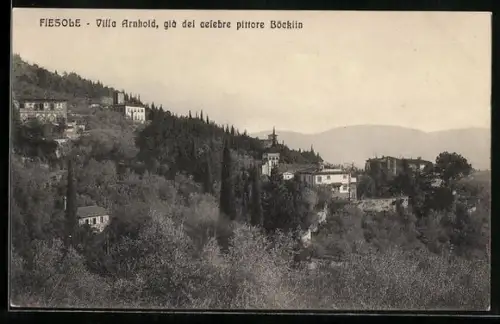 AK Fiesole, Villa Arnhold gia del celebre pittore Böcklin
