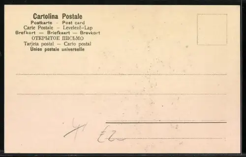 Lithographie Bologna, Porta Saragozza, Motiv des Tores