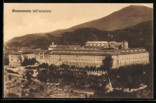 AK Montecassino, Montecassino dall`aeroplano