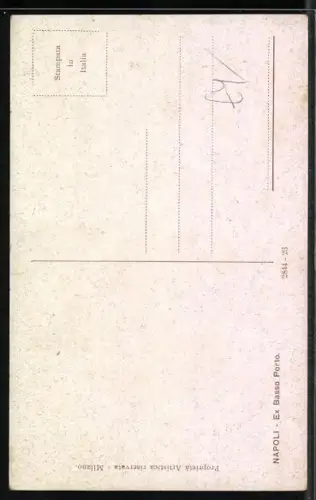 Künstler-AK Napoli, Ex Basso Porto