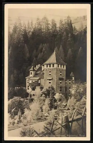 AK Innichen /Pustertal, Klammschlössel mit Anlagen