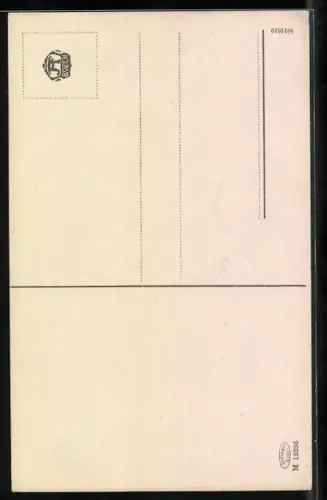 AK Meran, Ortsansicht mit Kirche