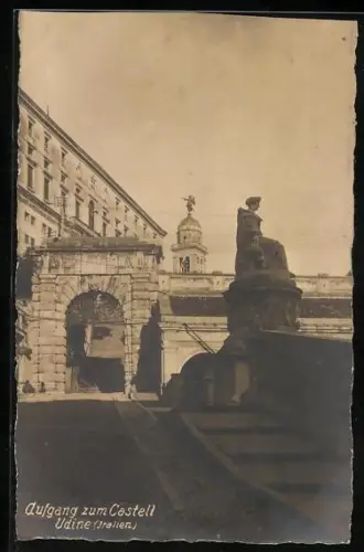 AK Udine, Aufgang zum Castell