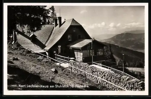 AK Karl Lechner-Haus, Berghütte am Stuhleck