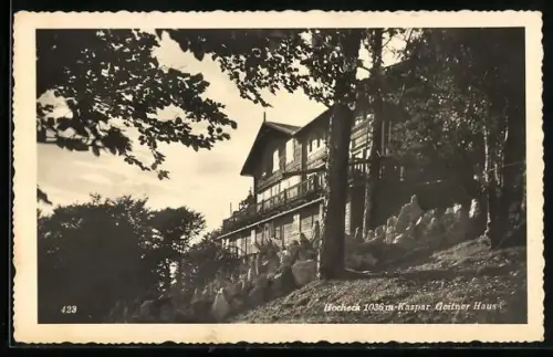 AK Kaspar Geitner Haus, Berghütte am Hocheck