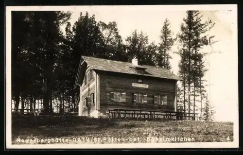 AK Hegerberghütte bei Böheimkirchen