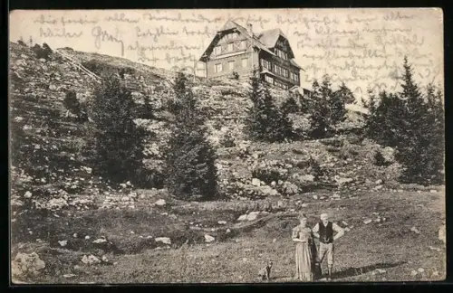 AK Stubenberghaus, Berghütte auf dem Schöckel