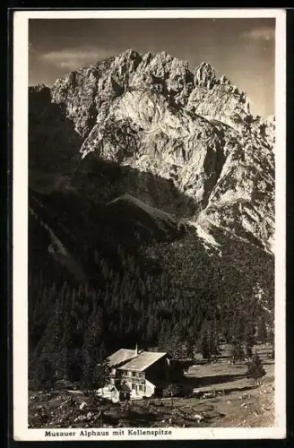 AK Musauer Alphaus mit Kellenspitze