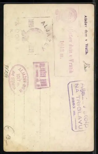 AK Aljazev dom v Vratih, Berghütte