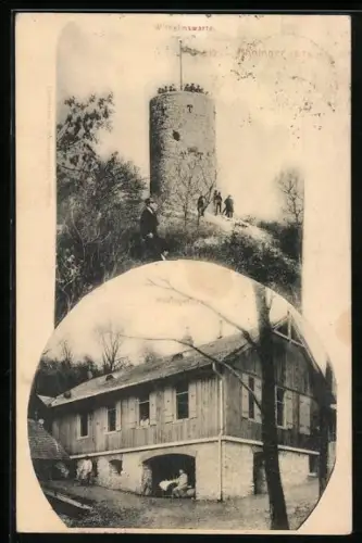 AK Anninger-Haus und Wilhelmswarte