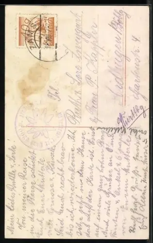 AK Württemberger Haus mit Planken- und Spiessrutenspitze