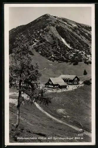 AK Südwienerhütte mit Spirzingerkogel