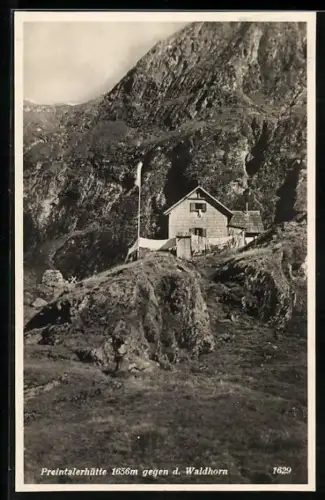 AK Preintalerhütte gegen d. Waldhorn