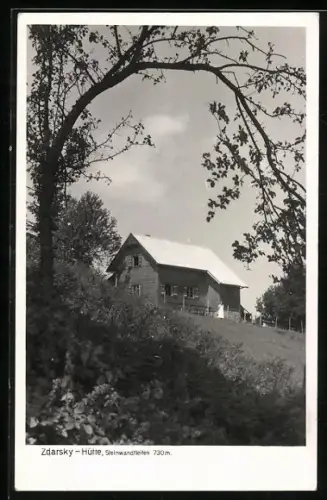 AK Zdarsky-Hütte auf dem Steinwandtleiten