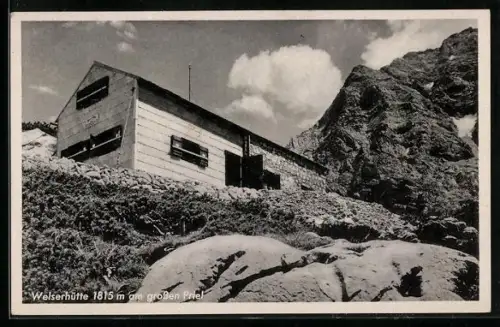 AK Welserhütte am grossen Priel