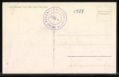 AK Braunschweiger Hütte gegen Kannergrat