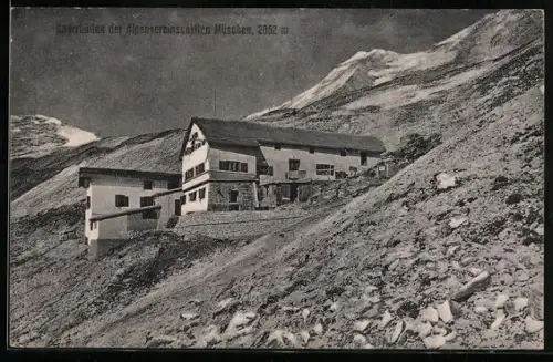 AK Knorrhütten der Alpenvereinssektion München