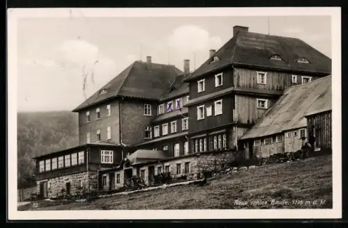 AK Neue Schlesische Baude, Berghütte im Riesengebirge