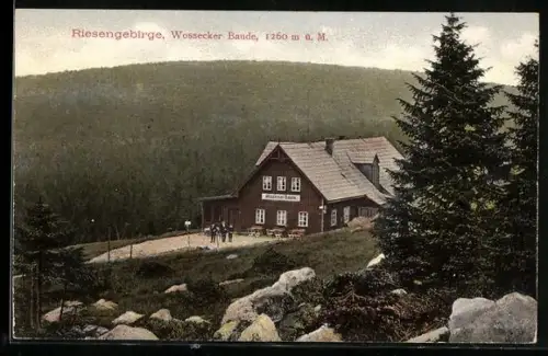 AK Wossecker Baude im Riesengebirge