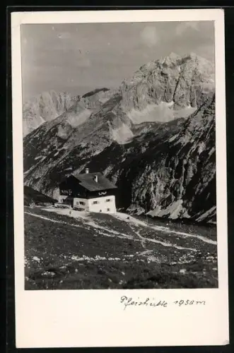 AK Pfeishütte im Hochgebirge