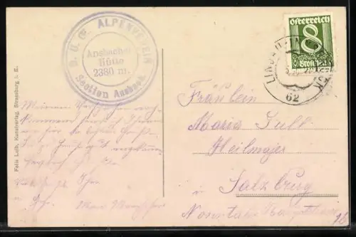 AK Ansbacherhütte am Hohen Riffler