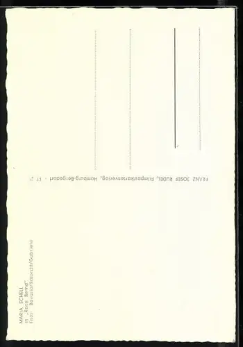 AK Schauspielerin Maria Schell mit rotem Schal