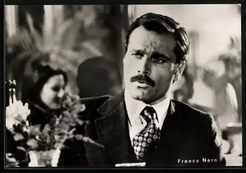 AK Schauspieler Franco Nero in dem Film Der Mann, der Stolz, die Rache