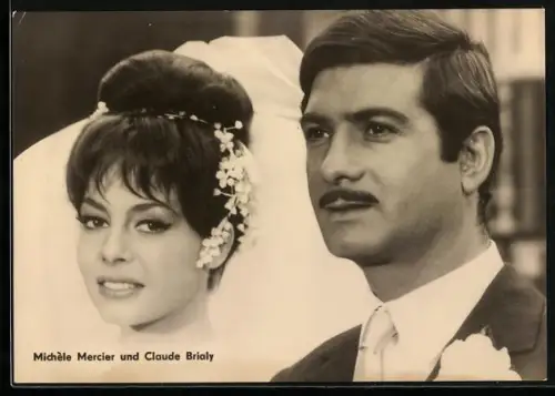 AK Schauspieler Claude Brialy und Michèle Mercier in Unsere Ehemänner