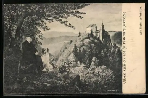 AK Ottokar Kernstock und die Festenburg