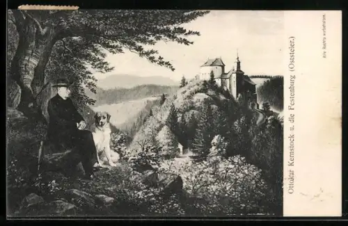 AK Festenburg, Ottokar Kernstock und das Schloss