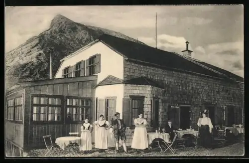 AK Münchnerhaus am Watzmann mit Wirtschaft