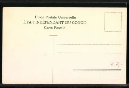 AK Kongo, Briefmarken, Wappen