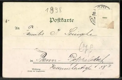 AK Geldmünzen in einer Börse auf Geldscheinen liegend