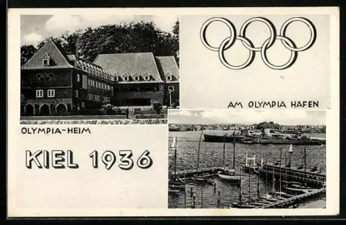 AK Kiel, Olympia-Heim 1936, Am Olympia-Hafen