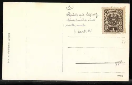 AK Demmeldorf, Teilansicht mit Festenburg