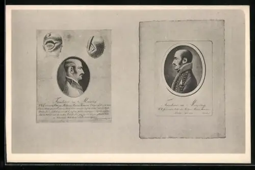 AK Erzherzog Karl-Ausstellung 1909, General der Kavallerie Frh. von Mecséry, Kopfverletzung von 1805