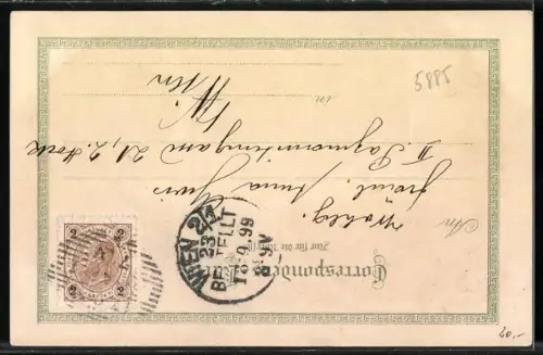 Lithographie Graz, Schlossbergbahn, Uhrturm, Schlossberg