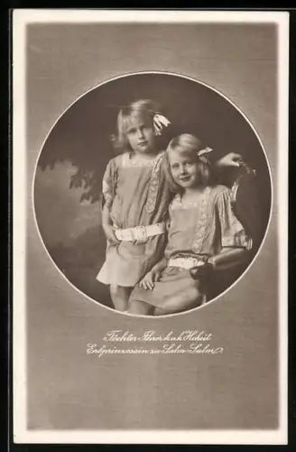 AK Töchter der Erbprinzessin zu Salm-Salm, Adel von Österreich