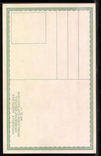 Künstler-AK Rotes Kreuz Nr. 21-1, Erzherzog Carlos Pius