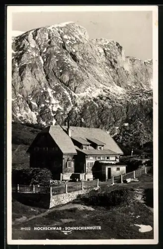 AK Sonnschienhütte, Berghütte am Hochschwab