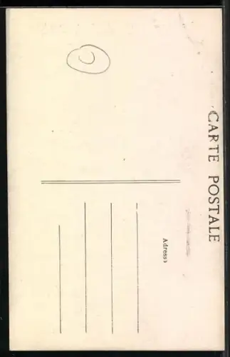 AK Rosporden, Coiffe de travail et de deuil, junge Frau am Spinnrad